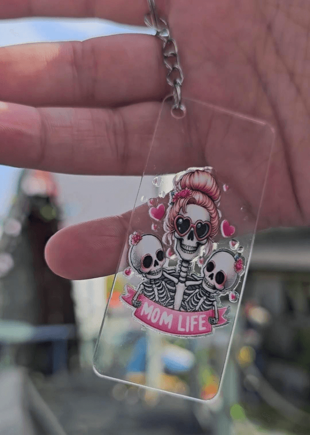 Mum Life: Undead Edition Keyring