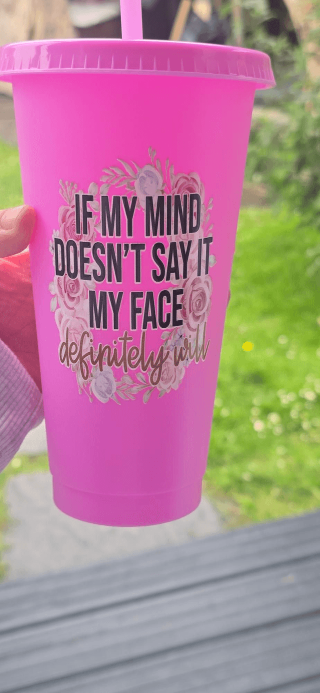 If My Mind Doesn't Say It My Face Definitely Will - Cold Cup
