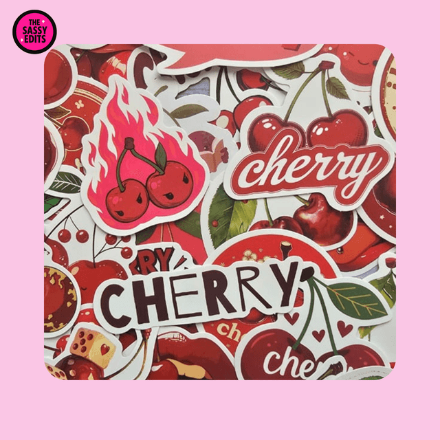 Cherry Mystery Sticker Bundle – 10 Pack 
