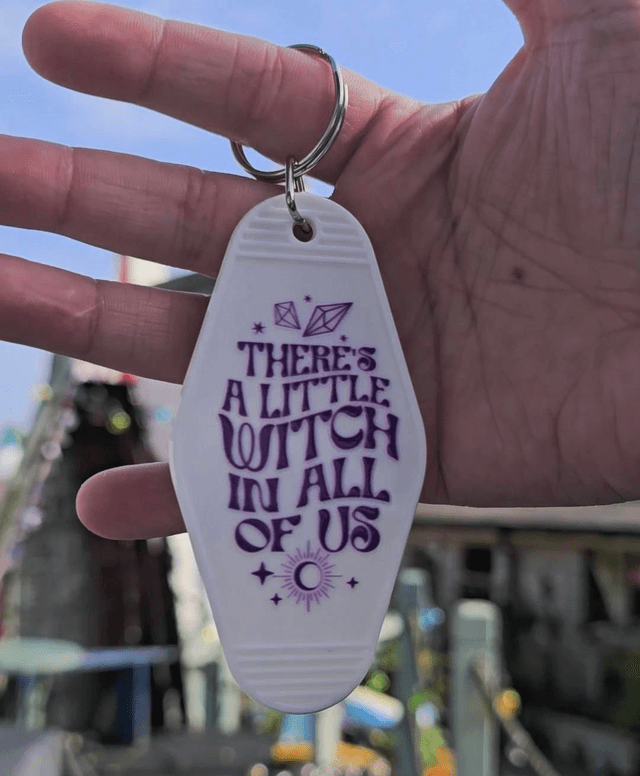 Little Witch Energy Motel Keyring