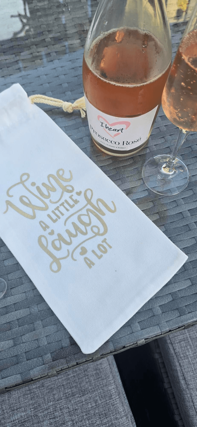 Wine a Little, Laugh a Lot – Wine Bottle Gift Bag