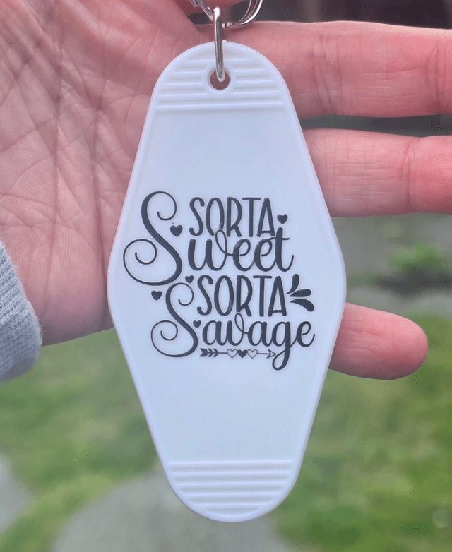Classy & Savage Motel Keyring