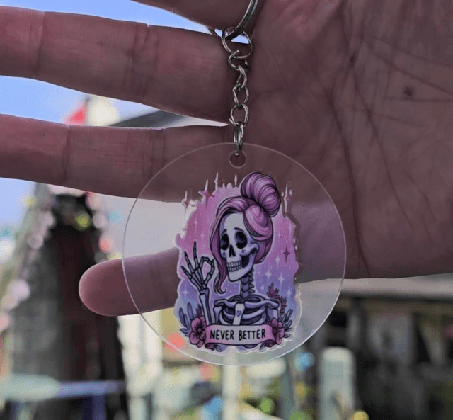 Never Better Keyring