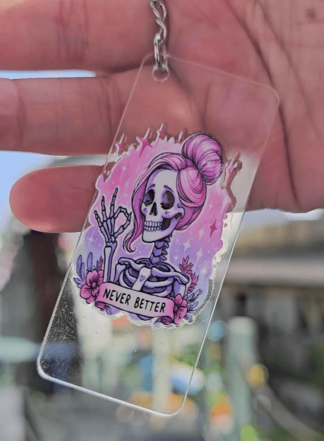 Never Better Keyring