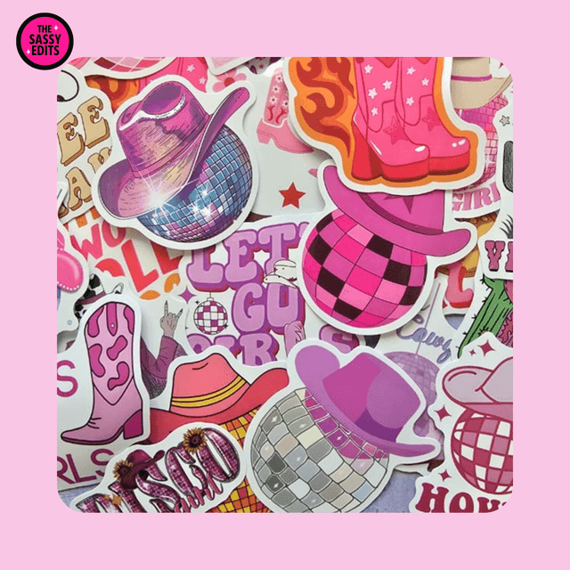 Western Mystery Sticker Bundle - 5, 10, or 15 Pack