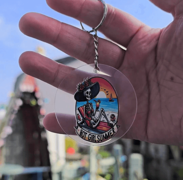 Dead But Still Hot Keyring