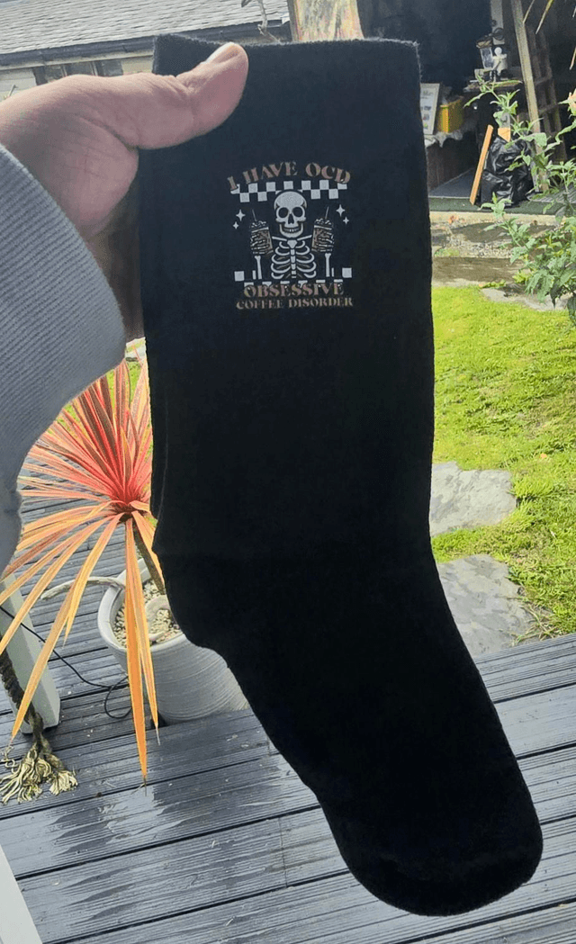 OCD – Obsessive Coffee Disorder Socks