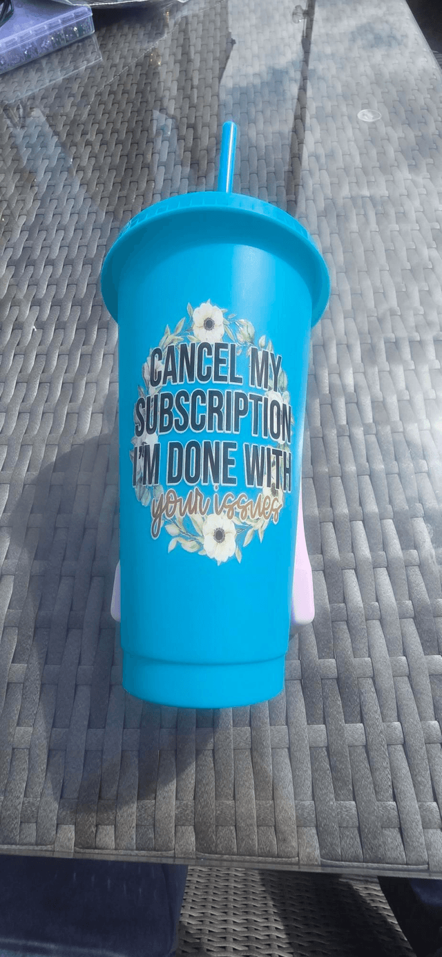 Cancel My Subscription Cold Cup Limited Edition (Blue)