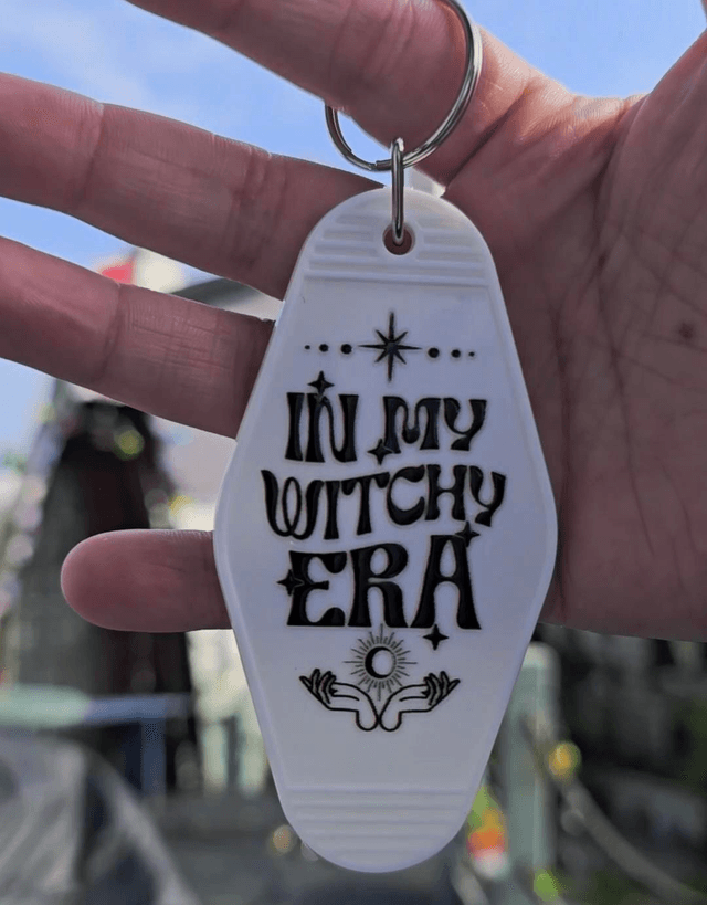 Witchy Era Motel Keyring