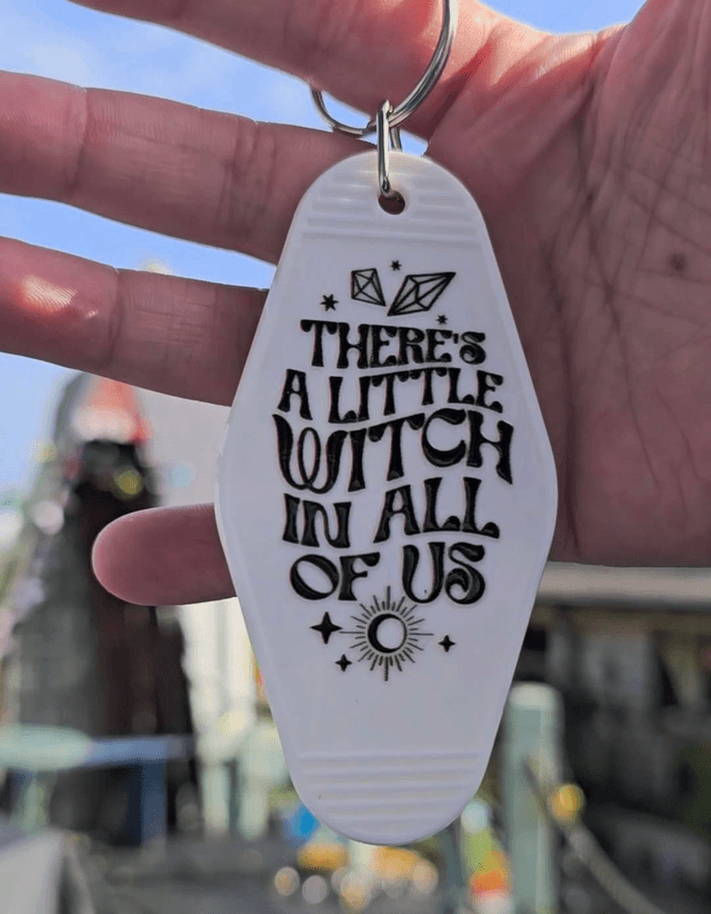Little Witch Energy Motel Keyring