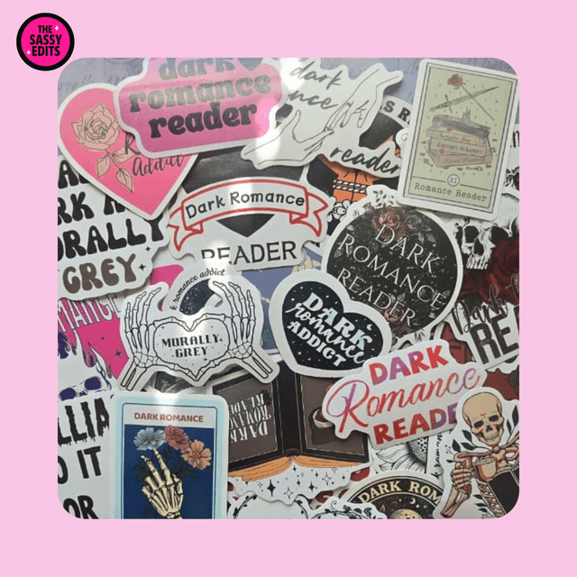 Dark Romance Mystery Sticker Bundle – 5 Pack
