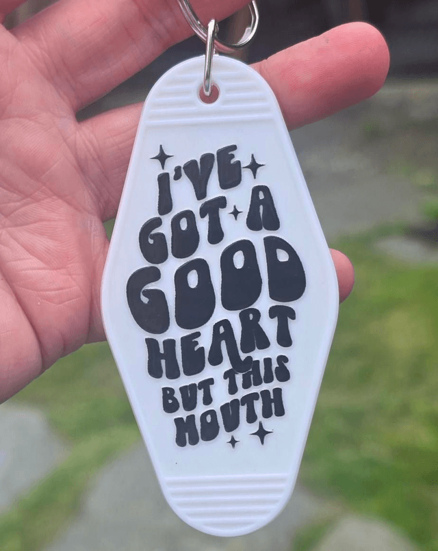 Good Heart, Savage Mouth Motel Keyring