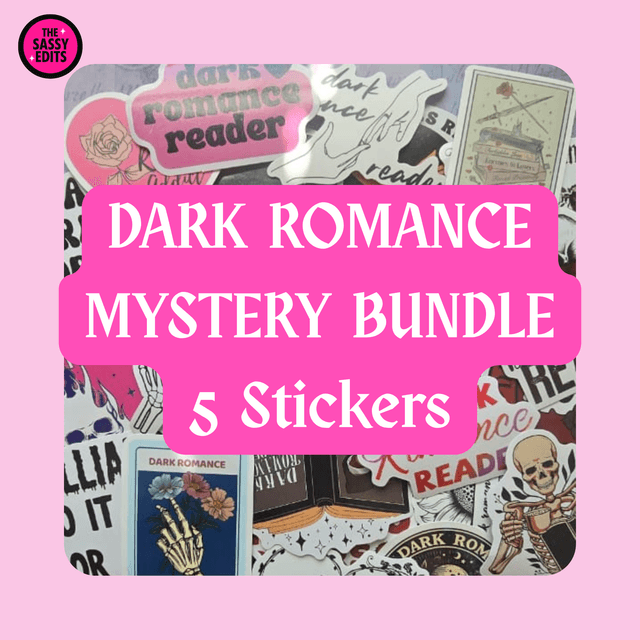 Dark Romance Mystery Sticker Bundle – 5 Pack