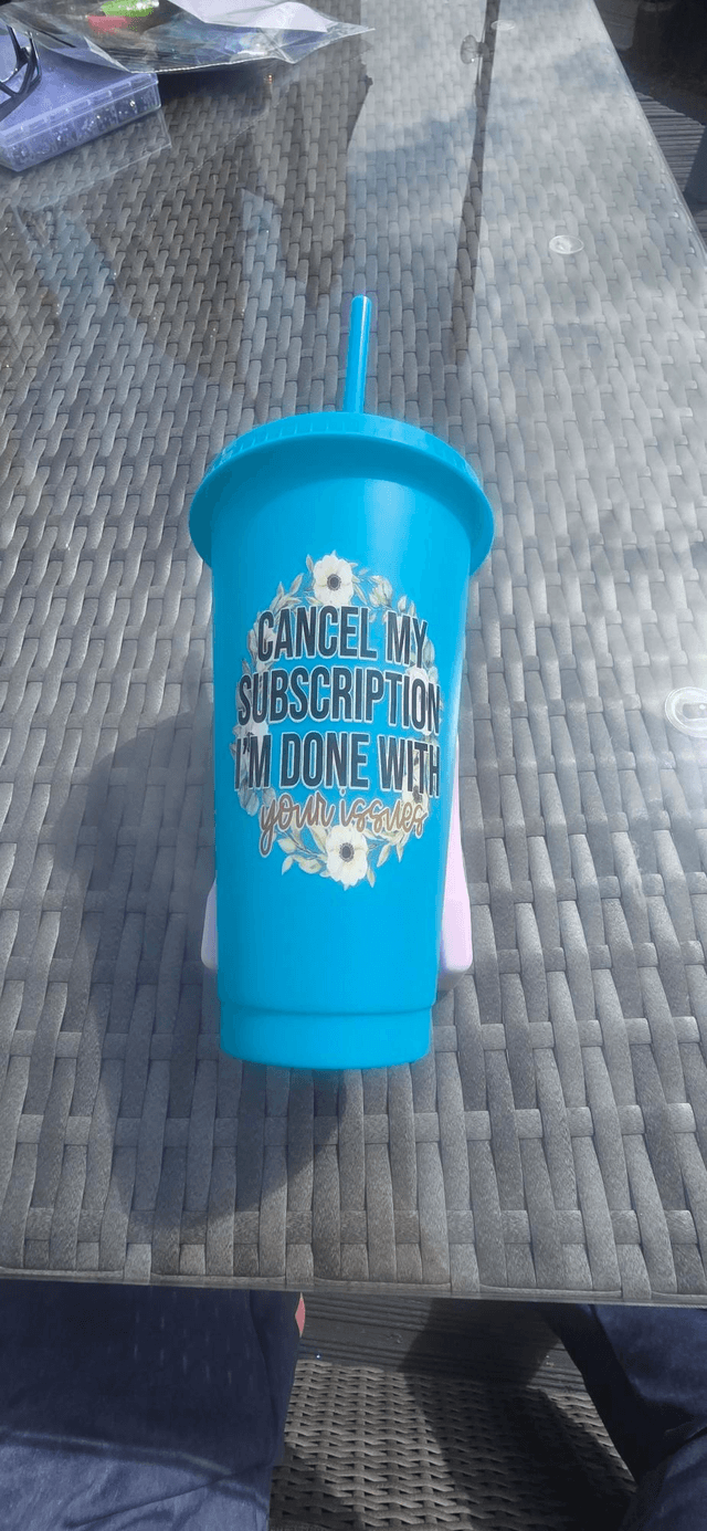 Cancel My Subscription Cold Cup Limited Edition (Blue)