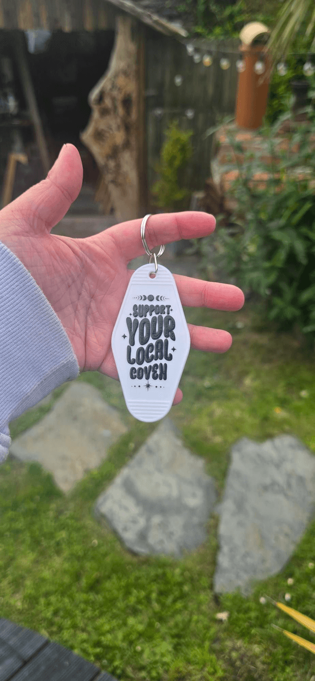 Local Coven Supporter Motel Keyring