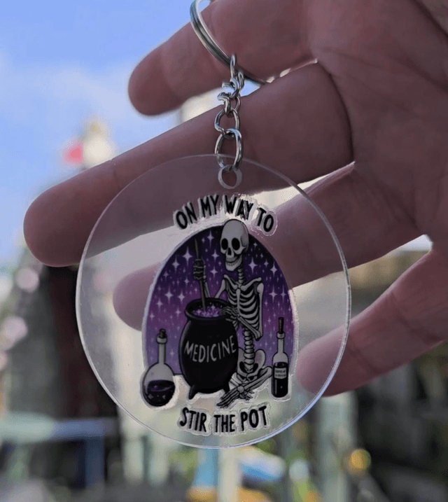 Stir the Pot Keyring