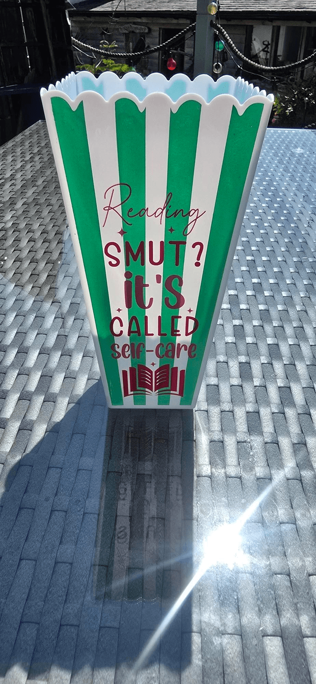 Sassy Popcorn Tubs – Customisable Quote + Colour