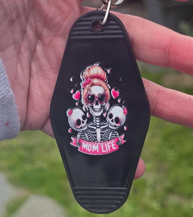 Mum Life: Undead Edition Keyring