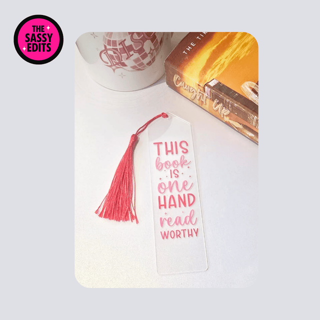 This Book Is One Hand Read Worthy - Triangle Top
