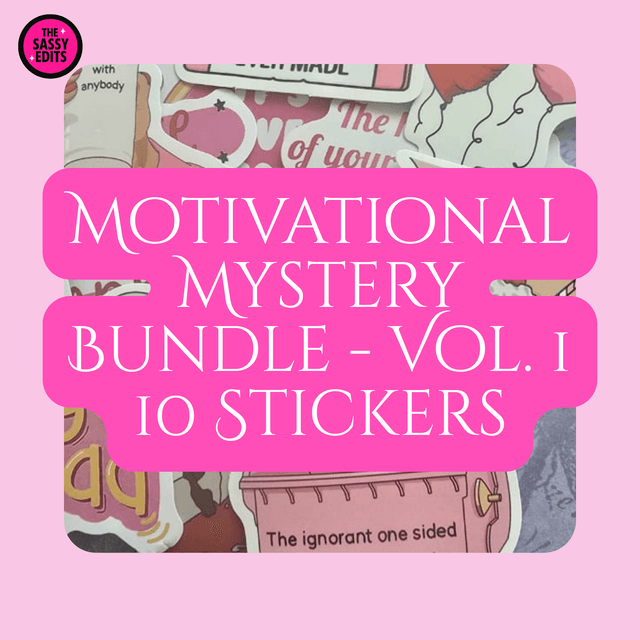 Motivational Sticker Bundle Vol. 1 – 10 Pack