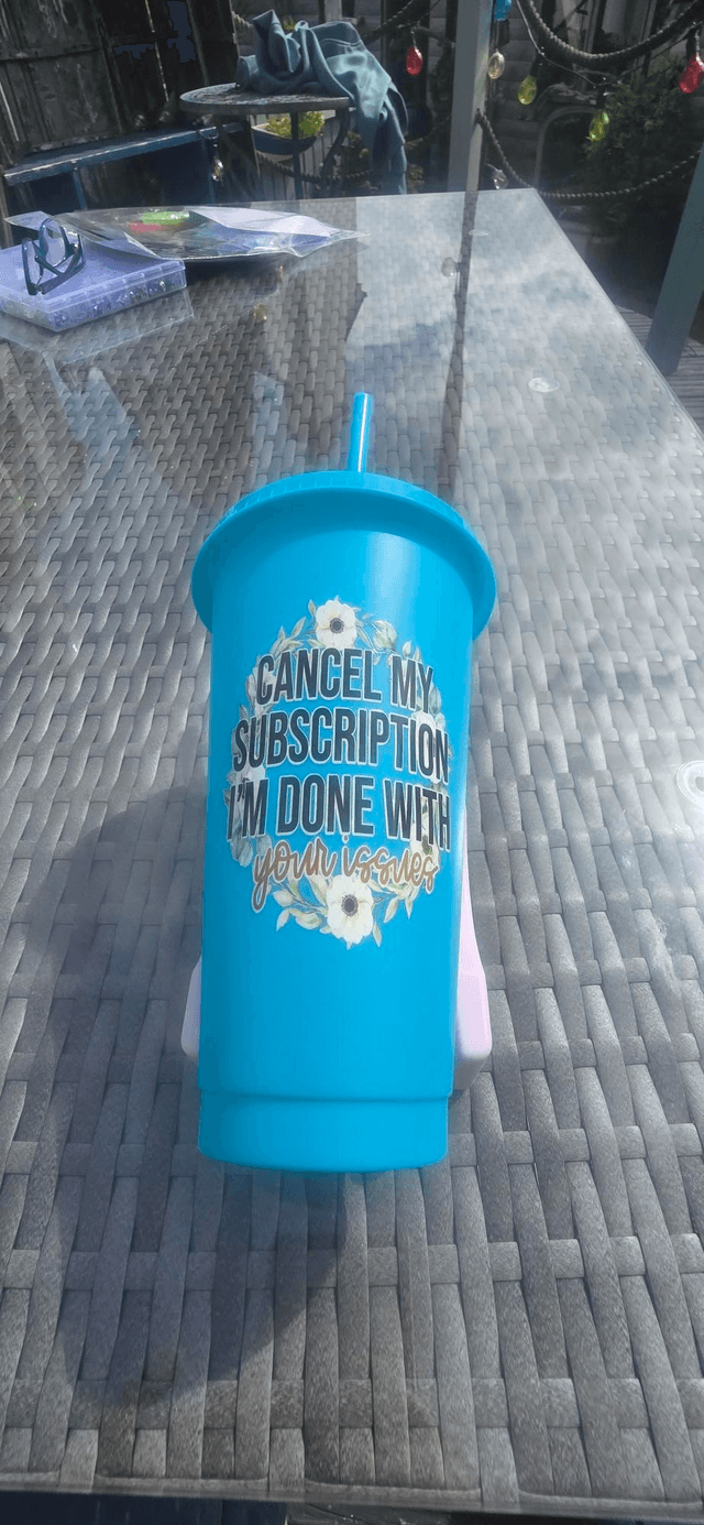 Cancel My Subscription Cold Cup Limited Edition (Blue)