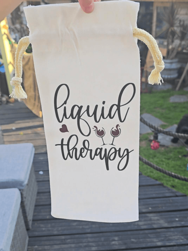 Liquid Therapy Wine Bottle Bag